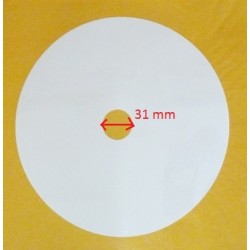 Kruhová výseč o průměru 22 cm - vnitřní průměr 31 mm