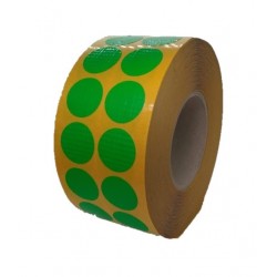 Fixační lepící kolečka zelená 30mm - univerzální